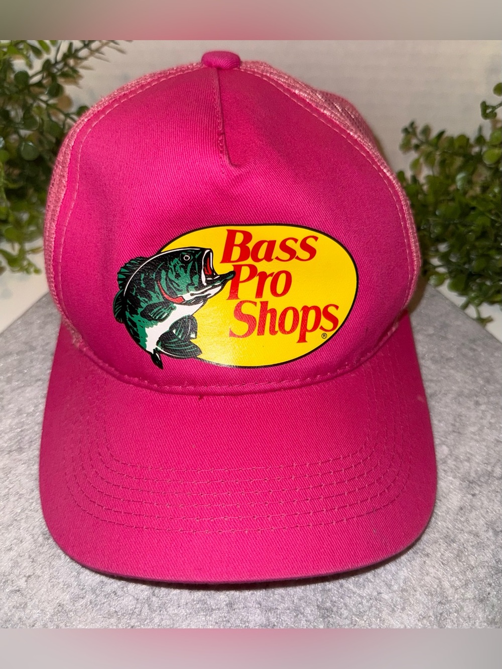 Bass Pro Shops Hot Pink Logo Trucker Cap